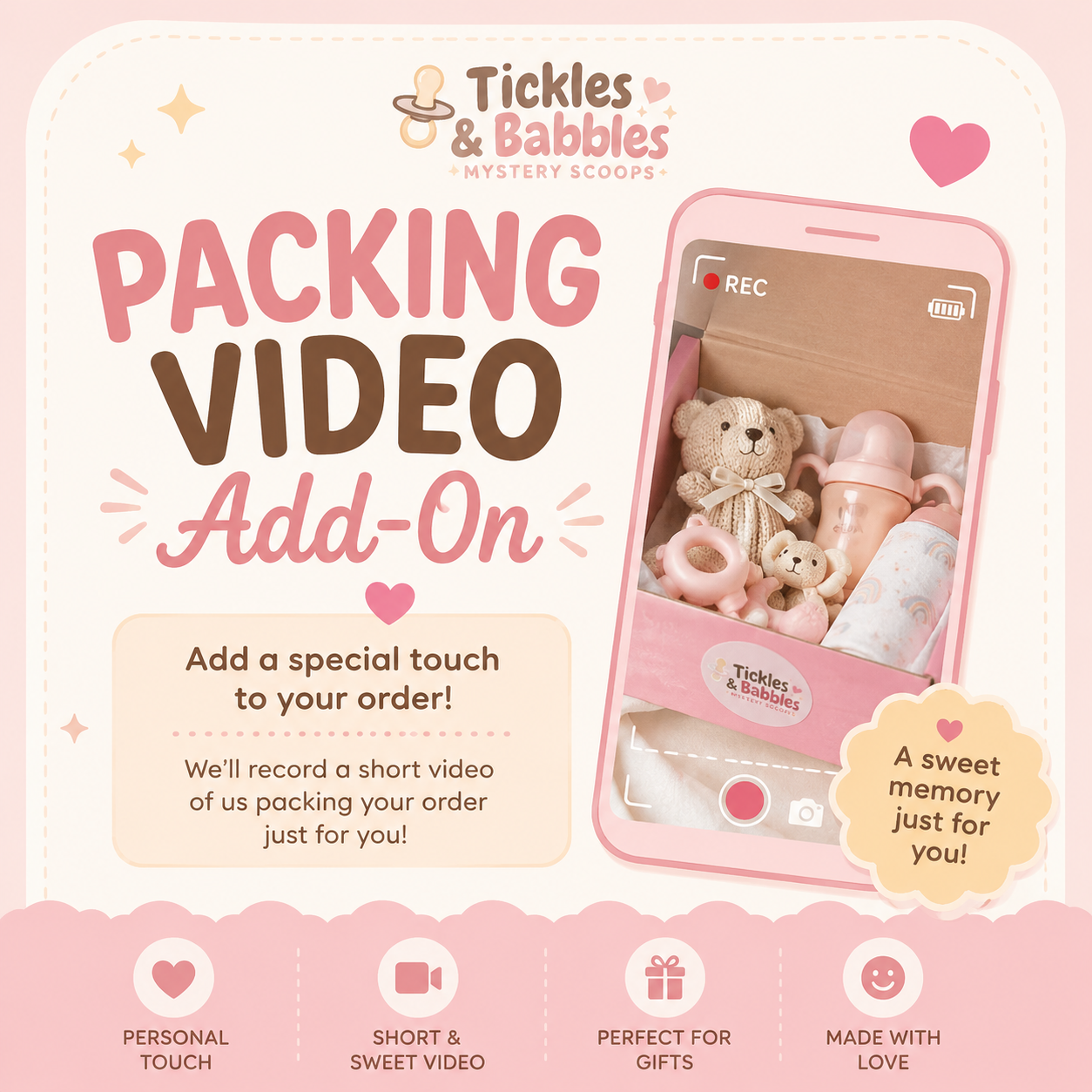 Personalized Packing Video Add-On